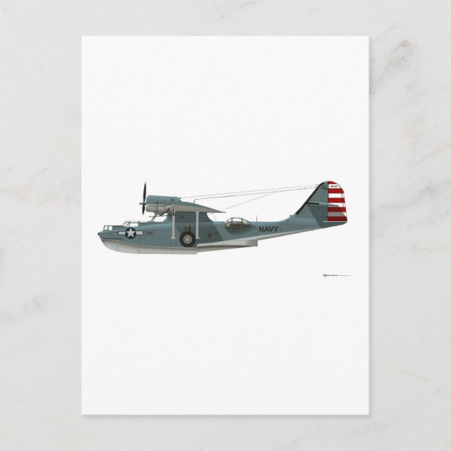 Konsolidierte PBY-5A Catalina Postkarte (Vorderseite)