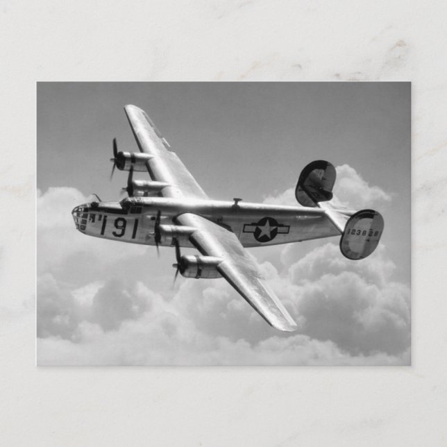 Konsolidierte Postkarte B-24 (Vorderseite)