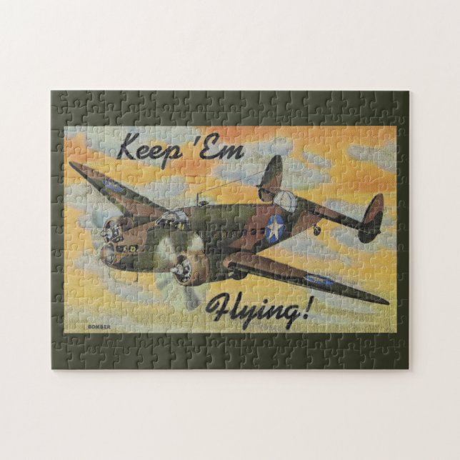 Konsolidierter Zweiter Weltkrieg des Befreier-B-24 Puzzle (Horizontal)