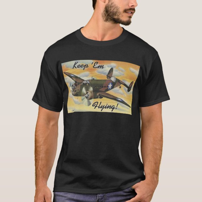 Konsolidierter Zweiter Weltkrieg des Befreier-B-24 T-Shirt (Vorderseite)