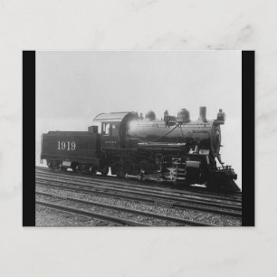 Konsolidierung 2-8-0 Vintage DampfmaschineZug Postkarte