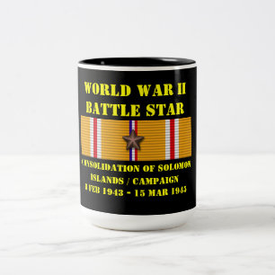 Konsolidierung der Salomonen-Kampagne Zweifarbige Tasse