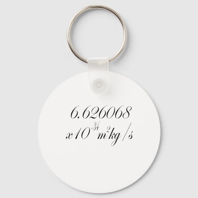 Konstante Planck Schlüsselanhänger (Vorderseite)