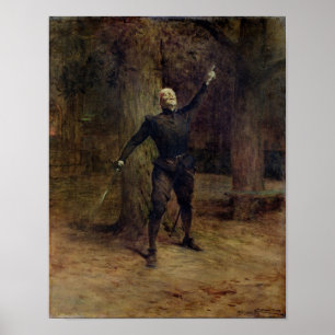 Konstantes Coquelin als Cyrano De Bergerac Poster