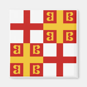 Konstantinopel-Flagge des Kaisers Paläologe Magnet