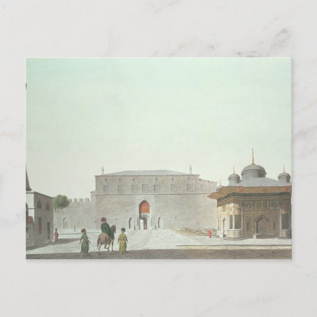 Konstantinopel: Haghia Sophia Platz zeigt den f Postkarte (Vorderseite)