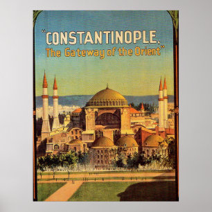 Konstantinopel, Hagia Sophia, Istanbul, Türkei Poster