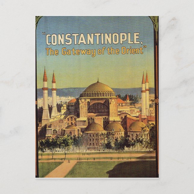 Konstantinopel, Hagia Sophia, Istanbul, Türkei Postkarte (Vorderseite)