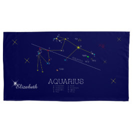 Konstellation AQUARIUS einzigartig, hervorragend Kissenbezug