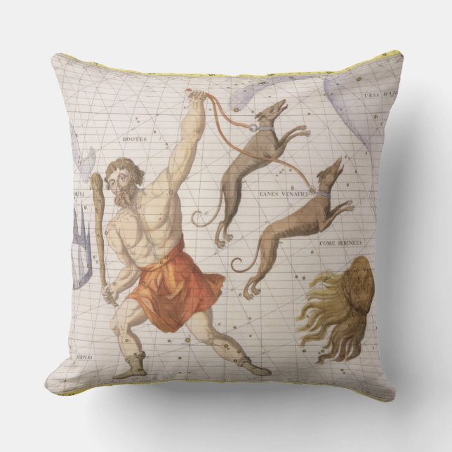 Konstellation Bootes, überziehen 20 'vom Atlas Kissen (Vorderseite)