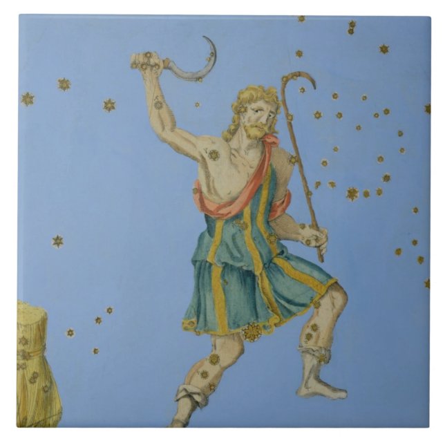 Konstellation Bootes, von "Uranometria" durch Joh Fliese (Vorderseite)