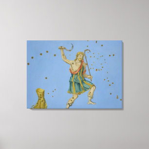 Konstellation Bootes, von "Uranometria" durch Joh Leinwanddruck