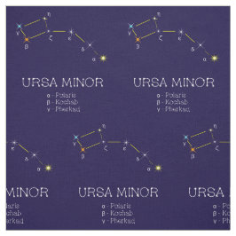 Konstellation der Sterne Ursa Minor Stoff