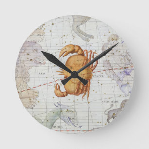 Konstellation des Krebses, überziehen 4 'vom Atla Runde Wanduhr