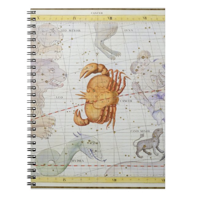 Konstellation des Krebses, überziehen 4 'vom Atlas Notizblock (Vorderseite)