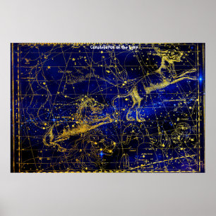 Konstellation des Luchses Poster
