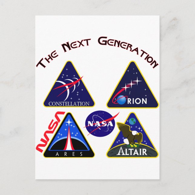 Konstellation: Die nächste Generation Postkarte (Vorderseite)