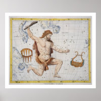 Konstellation Herkules mit Corona und Lyra, PL