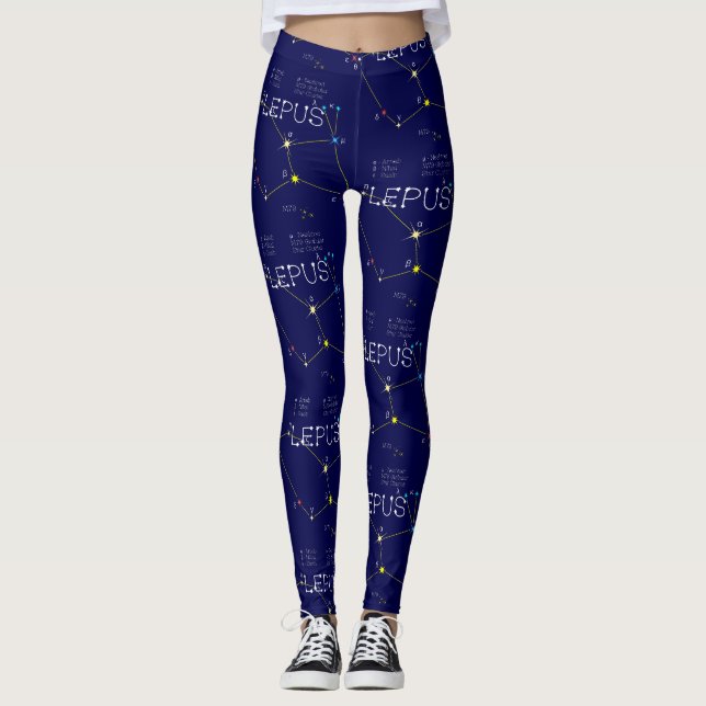 Konstellation Lepus Leggings (Vorderseite)