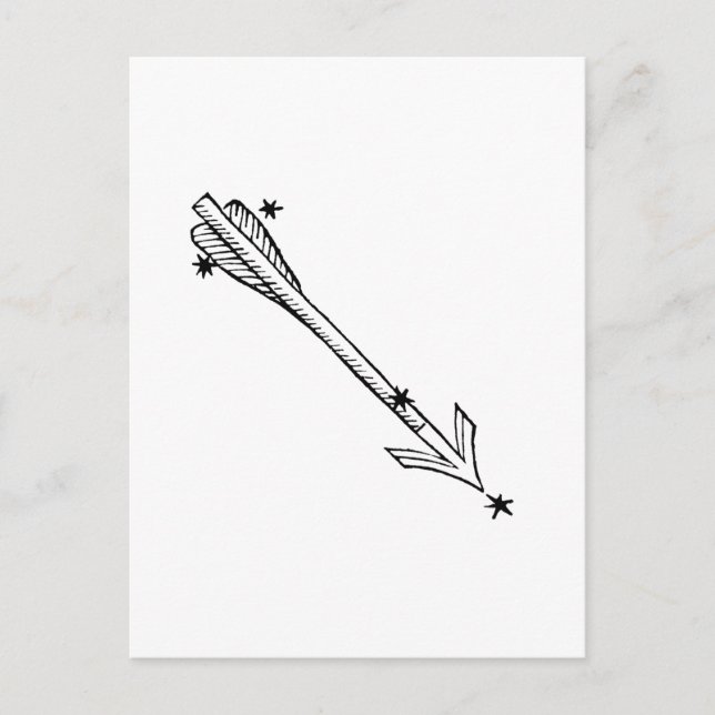 KONSTELLATION: SAGITTA. POSTKARTE (Vorderseite)