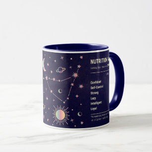 Konstellation und Nährwert von Capricorn Tasse