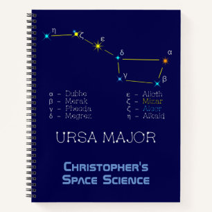 Konstellation Ursa Major Notizbuch