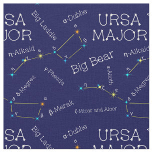 Konstellation Ursa Major Stoff