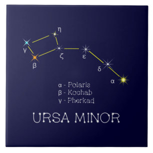 Konstellation Ursa Minor Fliese