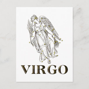 Konstellation: Virgo Postkarte