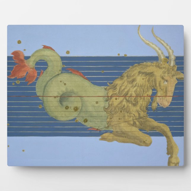 Konstellation von Capricorn, von "Uranometria" dur Fotoplatte (Vorderseite)