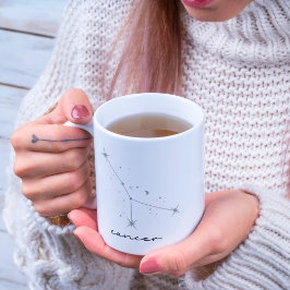 Konstellation von Krebs Kaffeetasse