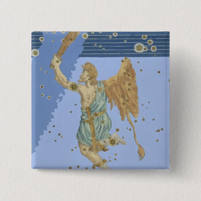 Konstellation von Orion, von "Uranometria" durch Button (Vorderseite)
