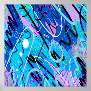 Konstellationen Abstrakter Kunst Poster