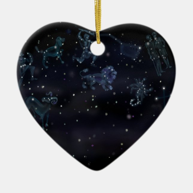 Konstellationen Keramikornament (Vorne)