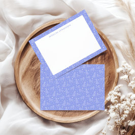 Konstellationen von kleinen, blauen Hunden Mitteilungskarte