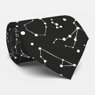 Konstellationen weiß und schwarz krawatte