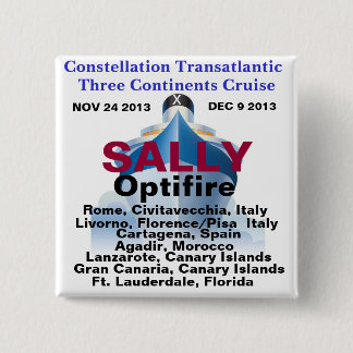 Konstellations-transatlantische drei button