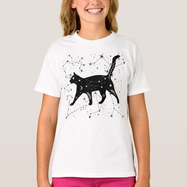 KonstellationskatzenShirt T-Shirt (Vorderseite)