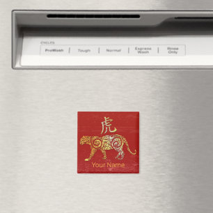 Konstellationszeichen für Tiger-Chinesisches Horos Magnet