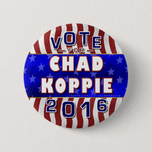 Konstitution 2016 Tschad-Koppie Präsidenten-Wahl Button