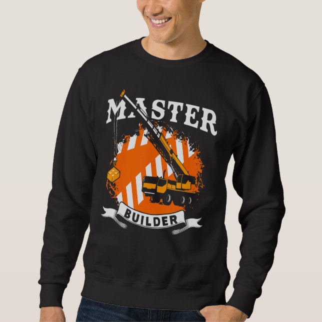 Konstrukteur des Gebäude-Blockbaumeisters Sweatshirt (Vorderseite)