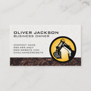 Konstruktion   Bulldozer   Direkte Visitenkarte