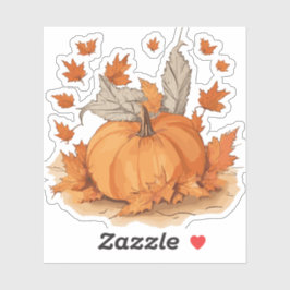 Konstruktion von Kürbisgewächsen und Blätter Aufkleber