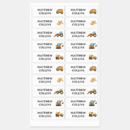 Konstruktion wasserfester Personalisierter Namenss Etiketten