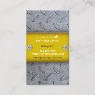 Konstruktionen Handyman-Visitenkarte Visitenkarte