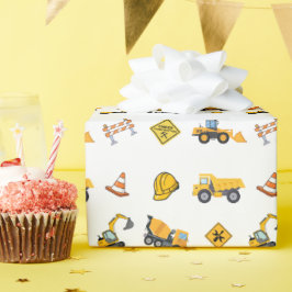 Konstruktions-Geburtstag Geschenkpapier