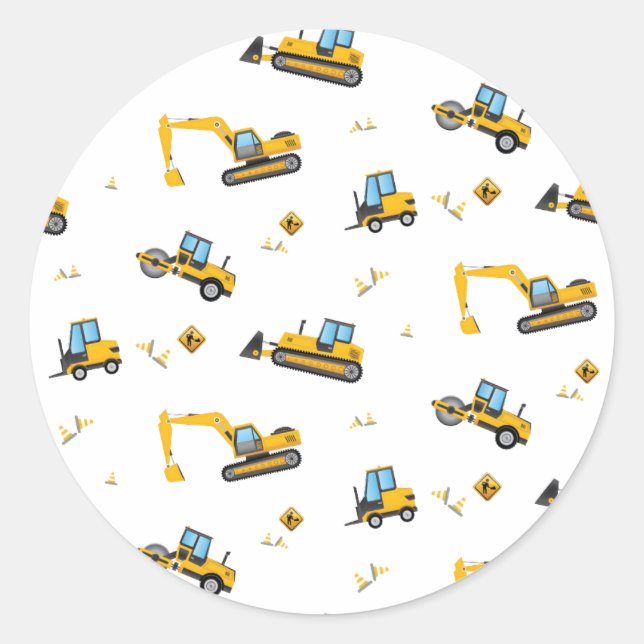 Konstruktionsabprall-Design-Muster Party-Dekoratio Runder Aufkleber (Vorderseite)