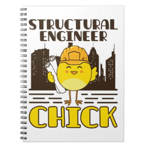 Konstruktionsingenieur Chick Zivil Engineering Notizblock