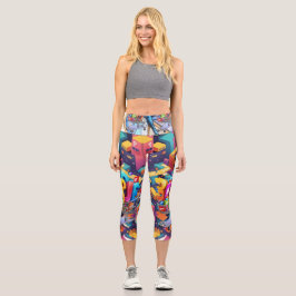 Konstruktionskonzept Capri Leggings