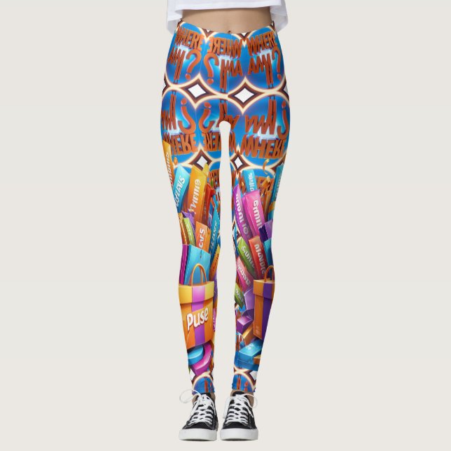 Konstruktionskonzept Leggings (Vorderseite)